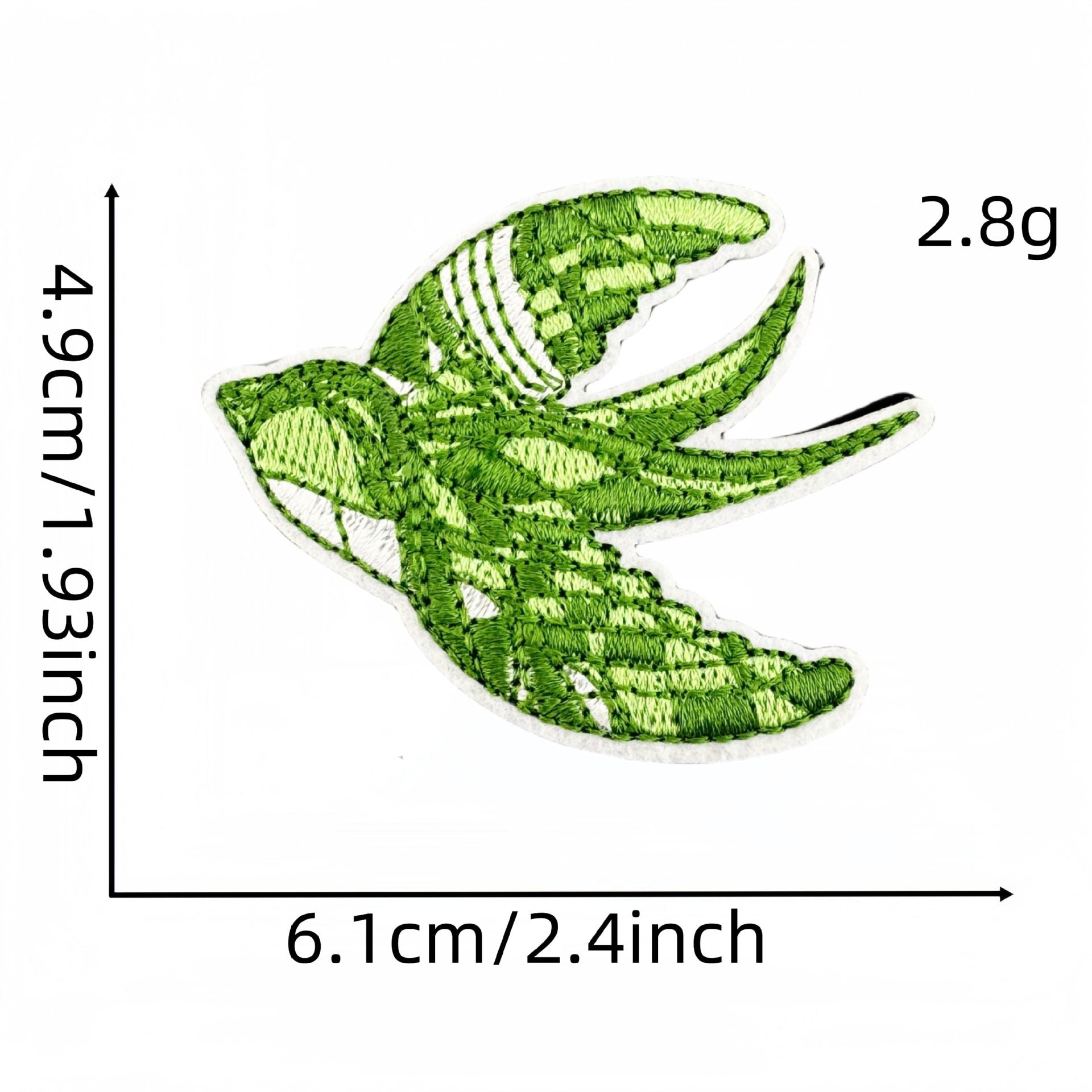 Wholesale Cute Embroidered Cloth Patches Velcro Bag DIY Decorative Clothes Patches